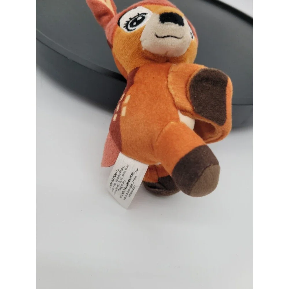 Disney Cutie Cuff Series Baby Bambi Cuff Snap Bracelet Hug Plush Bullsitoy 4.75”